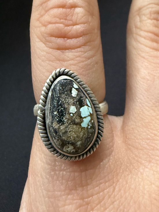 Jewelry - Dry creek turquoise adjustable ring